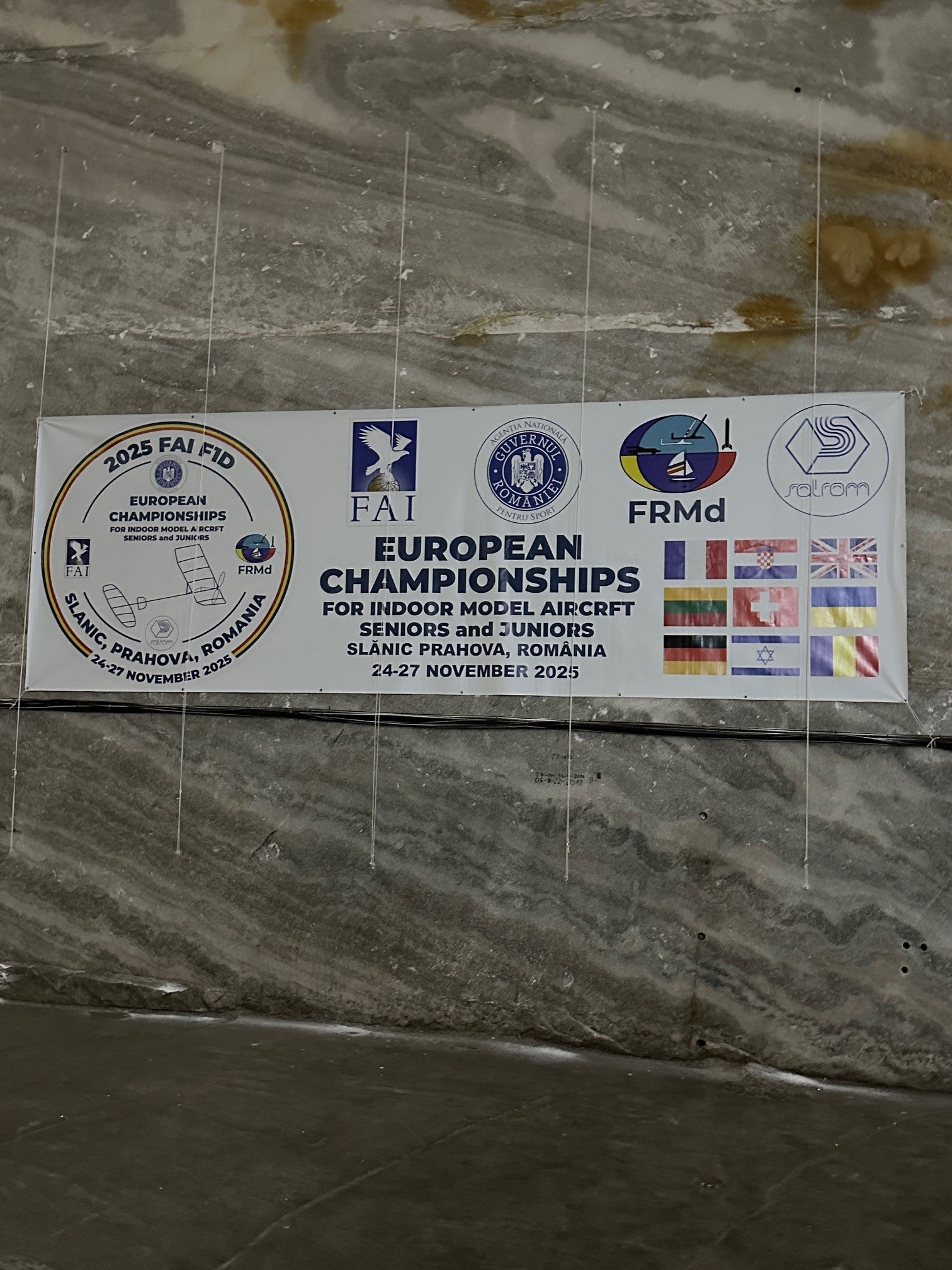 F1D Indoor Duration European Championships Practice day and Contest Day 1